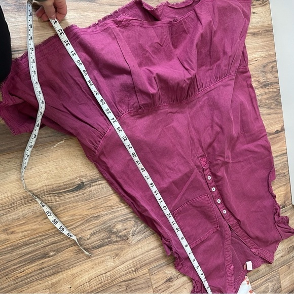 Anthropologie Pilcro Flutter-Sleeve Buttondown Tunic Dress - Picture 13 of 13